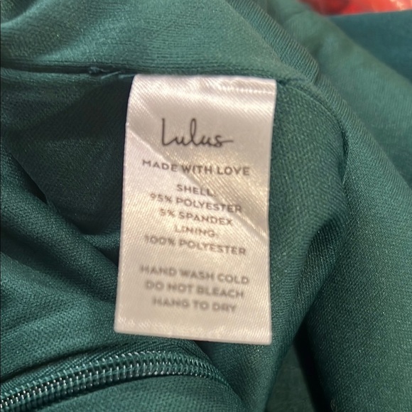 Lulus Never look back Hunter Green backless midi dress size medium NWT - Picture 11 of 15